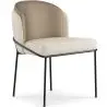 Buy Dining Chair - Upholstered in Fabric - Ruma Beige 60699 - prices
