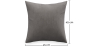 Buy Pack of 2 velvet cushions - cover and filling - Lenay Dark blue 60631 - in the UK