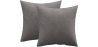 Buy Pack of 2 velvet cushions - cover and filling - Lenay Dark blue 60631 - in the UK