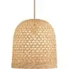 Buy Rattan Ceiling Lamp - Boho Bali Design Pendant Lamp - 30cm - Carva Natural 60634 - in the UK