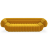 Buy Velvet Upholstered Sofa - 3/4 seats - Lumun Yellow 60640 - in the UK