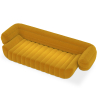 Buy Velvet Upholstered Sofa - 3/4 seats - Lumun Yellow 60640 in the United Kingdom