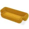 Buy Velvet Upholstered Sofa - 3/4 seats - Lumun Yellow 60640 at MyFaktory