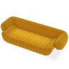 Buy Velvet Upholstered Sofa - 3/4 seats - Lumun Yellow 60640 - prices