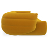 Buy Velvet Upholstered Sofa - 3/4 seats - Lumun Yellow 60640 in the United Kingdom