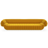 Buy Velvet Upholstered Sofa - 4/5 seats - Lumun Yellow 60641 - in the UK