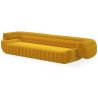 Buy Velvet Upholstered Sofa - 4/5 seats - Lumun Yellow 60641 - prices