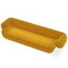 Buy Velvet Upholstered Sofa - 4/5 seats - Lumun Yellow 60641 at MyFaktory