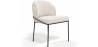 Buy Dining Chair - Upholstered in Bouclé Fabric - Duma White 60645 in the United Kingdom