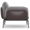 Buy Upholstered Velvet Armchair - Iura Chocolate 60650 at MyFaktory