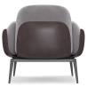 Buy Upholstered Velvet Armchair - Iura Chocolate 60650 in the United Kingdom
