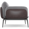 Buy 2-Seater Sofa - Upholstered in Velvet - Greda Light grey 60651 at MyFaktory