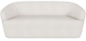 Buy Curved Sofa - 2 Seater - Boucle Fabric - Curva White 60629 - in the UK
