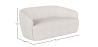 Buy Curved Sofa - 2 Seater - Boucle Fabric - Curva White 60629 in the United Kingdom