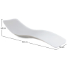 Buy Design Swimming Pool Lounger - Matte White - Varo White 60654 with a guarantee