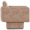 Buy Velvet Upholstered Armchair - Ren Cream 60698 at MyFaktory