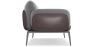 Buy 3-Seater Sofa - Upholstered in Velvet - Greda Dark grey 60652 in the United Kingdom