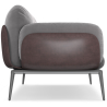 Buy 3-Seater Sofa - Upholstered in Velvet - Greda Light grey 60652 at MyFaktory