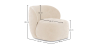 Buy Velvet Upholstered Armchair - Treyton White 60702 with a guarantee