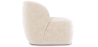 Buy Velvet Upholstered Armchair - Treyton White 60702 in the United Kingdom