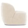 Buy Velvet Upholstered Armchair - Treyton White 60702 in the United Kingdom