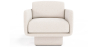 Buy Bouclé Upholstered Armchair - Chair - Ren White 61000 - in the UK