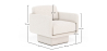 Buy Bouclé Upholstered Armchair - Chair - Ren White 61000 in the United Kingdom
