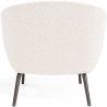 Buy Bouclé Upholstered Armchair - Selvi White 60695 with a guarantee