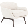 Buy Bouclé Upholstered Armchair - Selvi White 60695 at MyFaktory