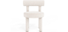 Buy Dining Chair - Upholstered in Bouclé Fabric - Reece White 60709 - in the UK