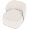 Buy Bouclé Fabric Upholstered Armchair - Treyton White 60703 - prices
