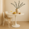 Buy Round Tulipa Table in Fiberglass - 90cm White 15417 - prices