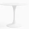 Buy Round Tulipa Table in Fiberglass - 90cm White 15417 - in the UK