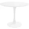 Buy Round Tulipa Table in Fiberglass - 90cm White 15417 at MyFaktory