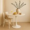 Buy Round Tulipa Table in Fiberglass - 90cm White 15417 - prices