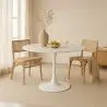 Buy Round Tulipa Table in Fiberglass - 90cm White 15417 in the United Kingdom