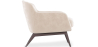 Buy Velvet Upholstered Armchair - Selvi White 60694 home delivery