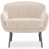 Buy Velvet Upholstered Armchair - Selvi Beige 60694 - in the UK