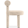 Buy Dining Chair - Upholstered in Velvet - Reece Beige 60708 in the United Kingdom