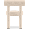 Buy Dining Chair - Upholstered in Velvet - Reece Beige 60708 home delivery