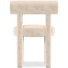 Buy Dining Chair - Upholstered in Velvet - Reece Beige 60708 - in the UK
