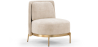Buy Designer Armchair - Velvet Upholstered - Sabah Beige 61001 at MyFaktory