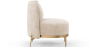Buy Designer Armchair - Velvet Upholstered - Sabah Beige 61001 in the United Kingdom