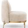 Buy Designer Armchair - Velvet Upholstered - Sabah Beige 61001 at MyFaktory