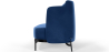 Buy Two-Seater Sofa - Upholstered in Velvet - Hynu Dark blue 61002 with a guarantee