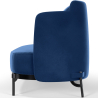 Buy Two-Seater Sofa - Upholstered in Velvet - Hynu Dark blue 61002 in the United Kingdom