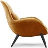 Buy Velvet Upholstered Armchair - Opera Mustard 60706 at MyFaktory