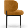 Buy Dining Chair - Upholstered in Velvet - Calibri Mustard 61007 home delivery