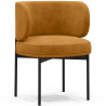 Buy Dining Chair - Upholstered in Velvet - Calibri Mustard 61007 in the United Kingdom