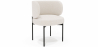Buy Pack of 4 - Dining Chair - Upholstered in Bouclé Fabric - Calibri White 61008 - in the UK